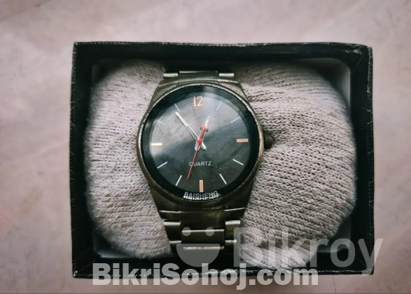 Baisheng Quartz Analog Watch - Stainless Steel Back